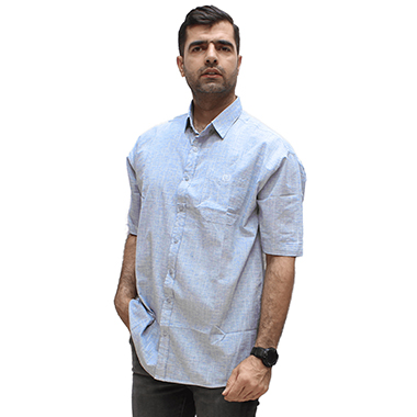 پیراهن کنفی سایز بزرگ مردانه کد محصولdms2184
